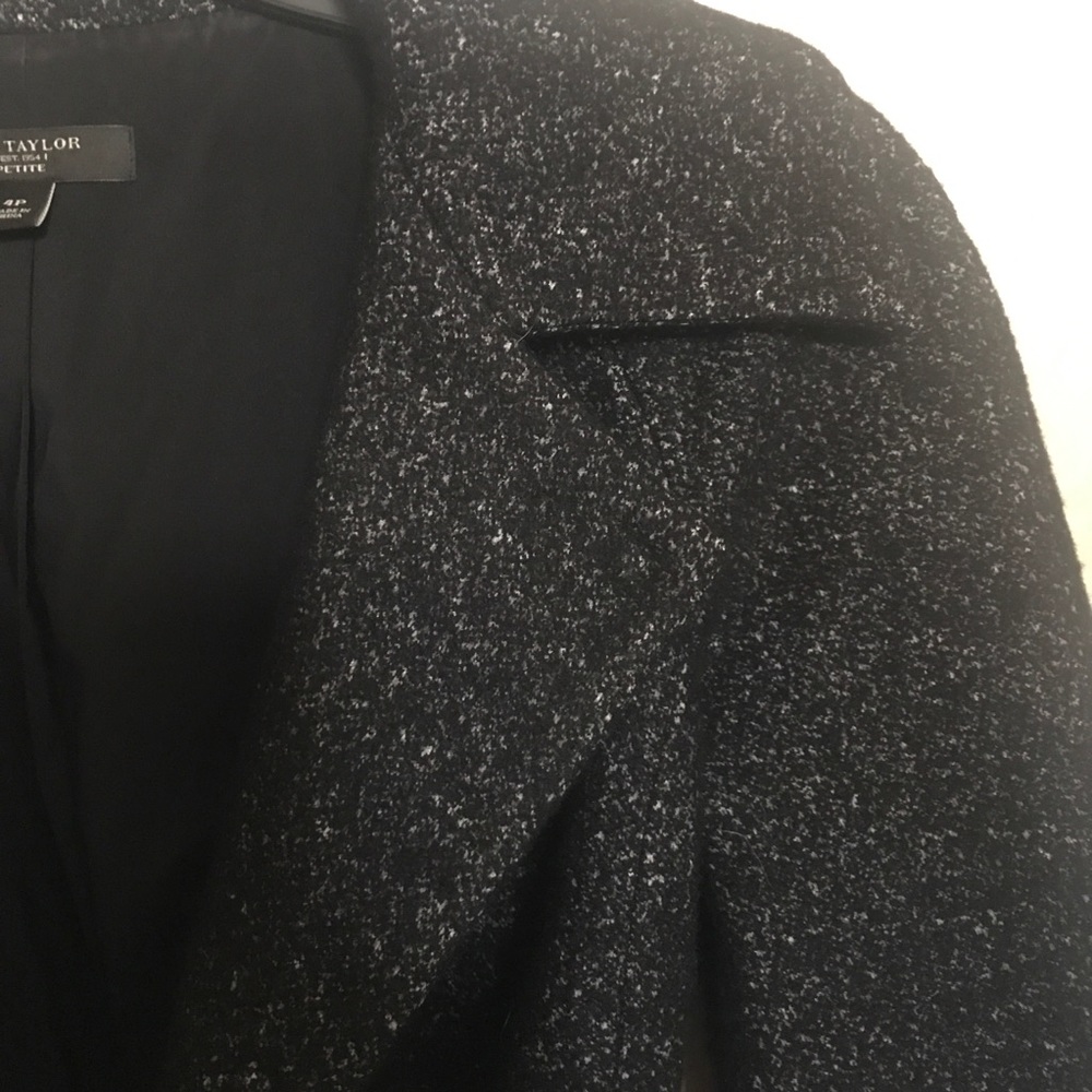Ann Taylor Dark grey cropped jacket